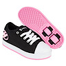 Heelys Size 12 X2 Fresh Black & Pink Skate Shoes