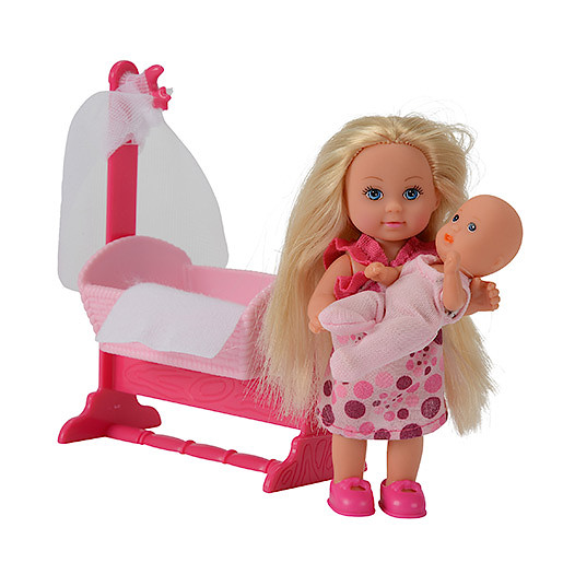 Evi Love Doll with Baby and Cradle (Styles Vary)