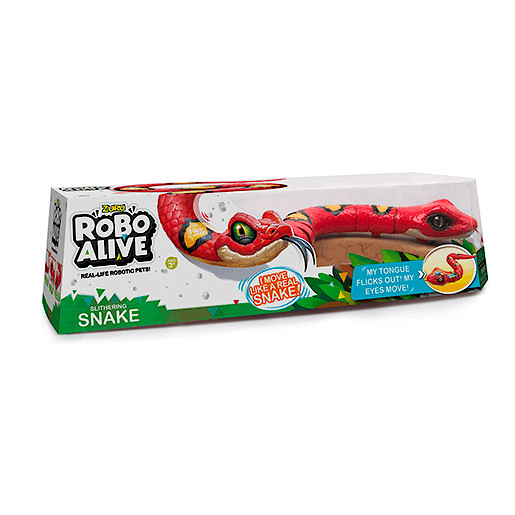 Robo Alive Slithering Snake Red By ZURU