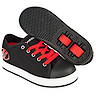 Heelys Size 2 X2 Fresh Black & Red Skate Shoes
