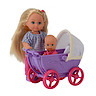Evi Love Doll with Pram and Baby (Styles Vary)