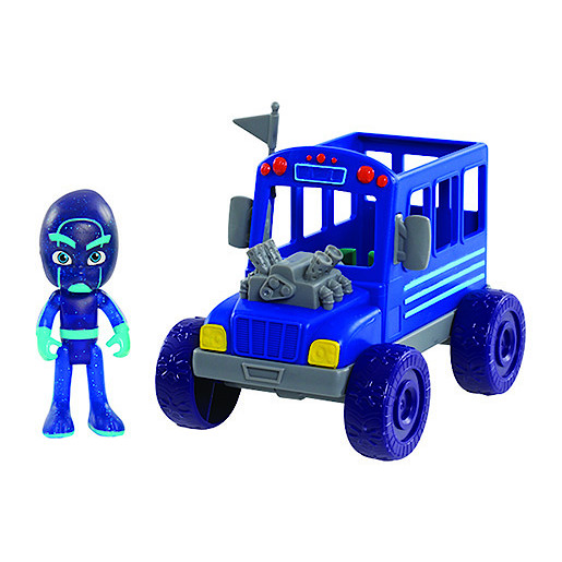 PJ Masks Villains Night Ninja Bus Vehicle with Ninja Figure