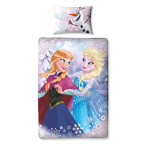 Disney Frozen Crystal Single Rotary Duvet Cover The Entertainer