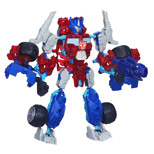 51 Piece Transformers Construct Bots Beast Hunters Optimus Prime 