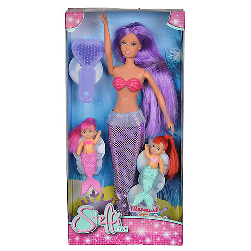 Steffi Love Mermaid Doll with Mermaid Twins (Styles Vary)