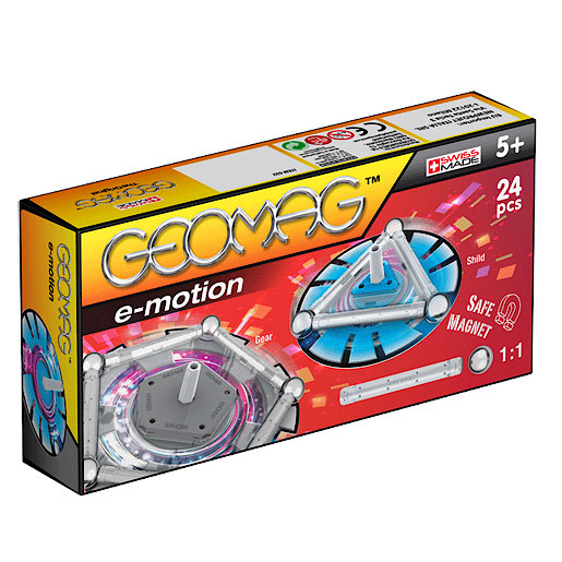 Geomag E-Motion Power Spin Magnetic Construction Set - 24 Pieces