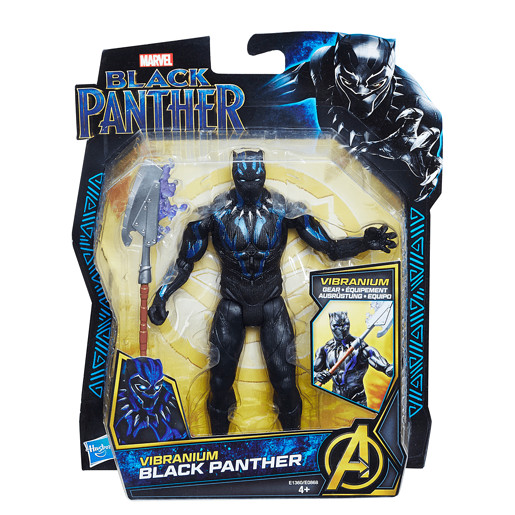 Marvel Black Panther 15cm Action Figure - Vibranium Black Panther