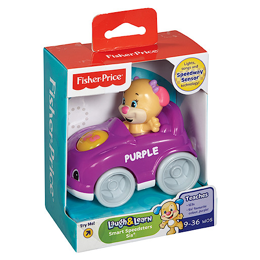 Fisher-Price Laugh & Learn Smart Speedsters- Purple