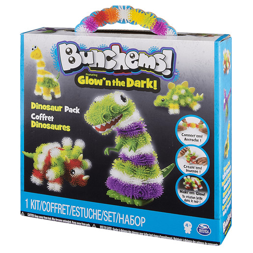 Bunchems Glow in the Dark - Dinosaur Pack
