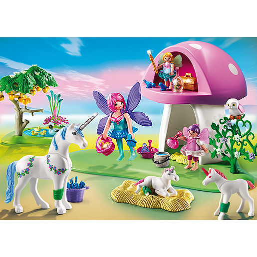 Playmobil - Fairies with Toadstool House 6055