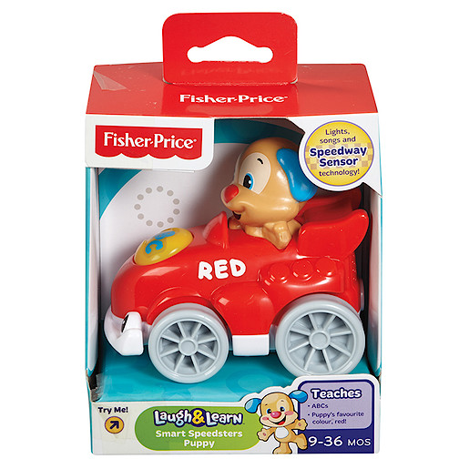 Fisher-Price Laugh & Learn Smart Speedsters- Red