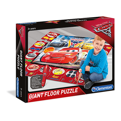 Clementoni - Giant Floor Puzzle Cars 3