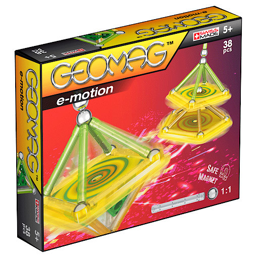 Geomag E-Motion Power Spin Magnetic Construction Set - 38 Pieces