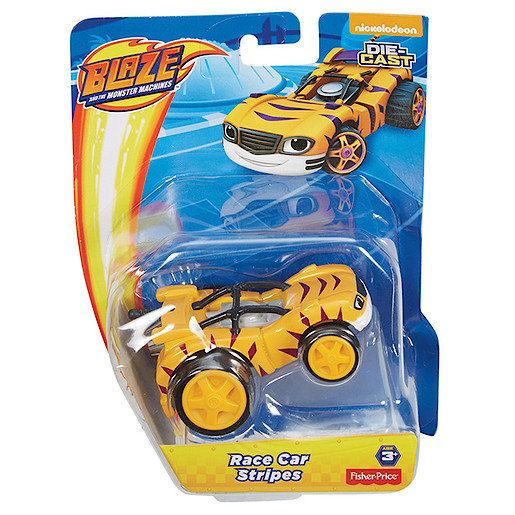 Fisher-Price Blaze and the Monster Machines Die Cast Vehicle - Race Car Stripes