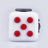 Fidget Cube Original Anti-Stress Toy - Red and White By ZURU