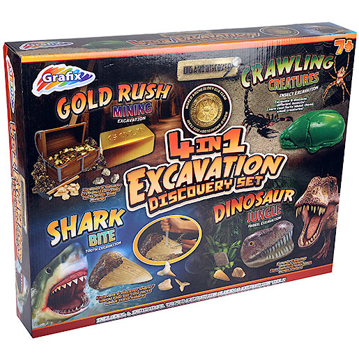 Dig and Discover - 4in1 Excavation Discovery Set