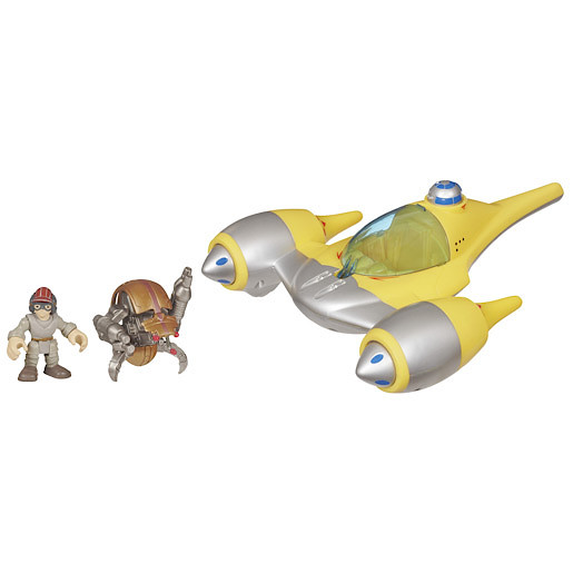 Playskool Heroes Star Wars Jedi Force - Naboo Starfighter with Anakin & Destroyer Droid