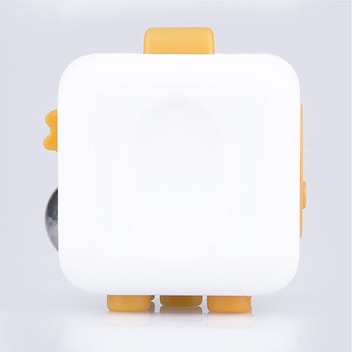 Fidget Cube Original Anti-Stress Toy - Orange and White By ZURU