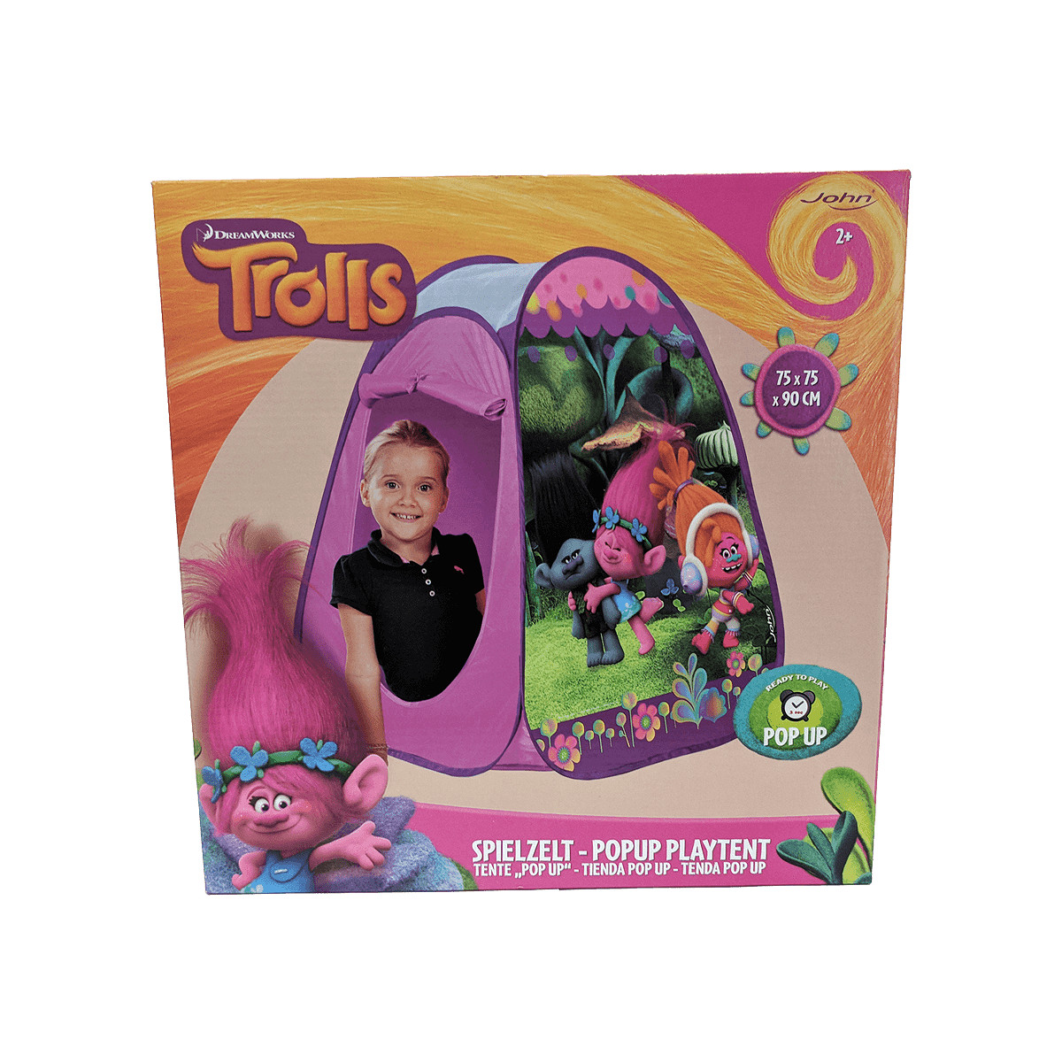 DreamWorks Trolls Play-Hut Kids Hair We Go Tent NEW 