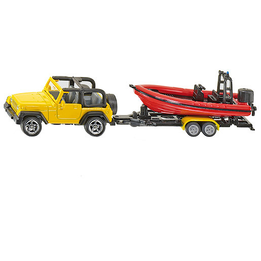 Die-Cast Jeep with Boat