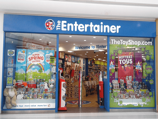 Entertainer toy discount shop near me