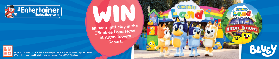 Win a overnight stay in the CBeebies Land Hotel at Alton Towers Resort Win a overnight stay in the CBeebies Land Hotel at Alton Towers Resort