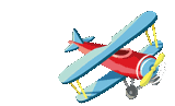 Santa's Toy Shop Plane Plane flying