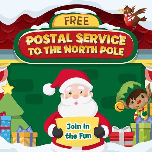 FREE Postal Service to the North Pole - Join in the fun