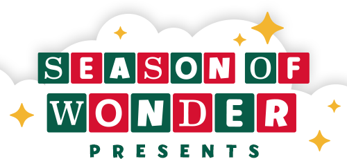 Seasons Of Wonder Presents logo on cloud background