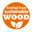 Crafted From Sustainable Wood